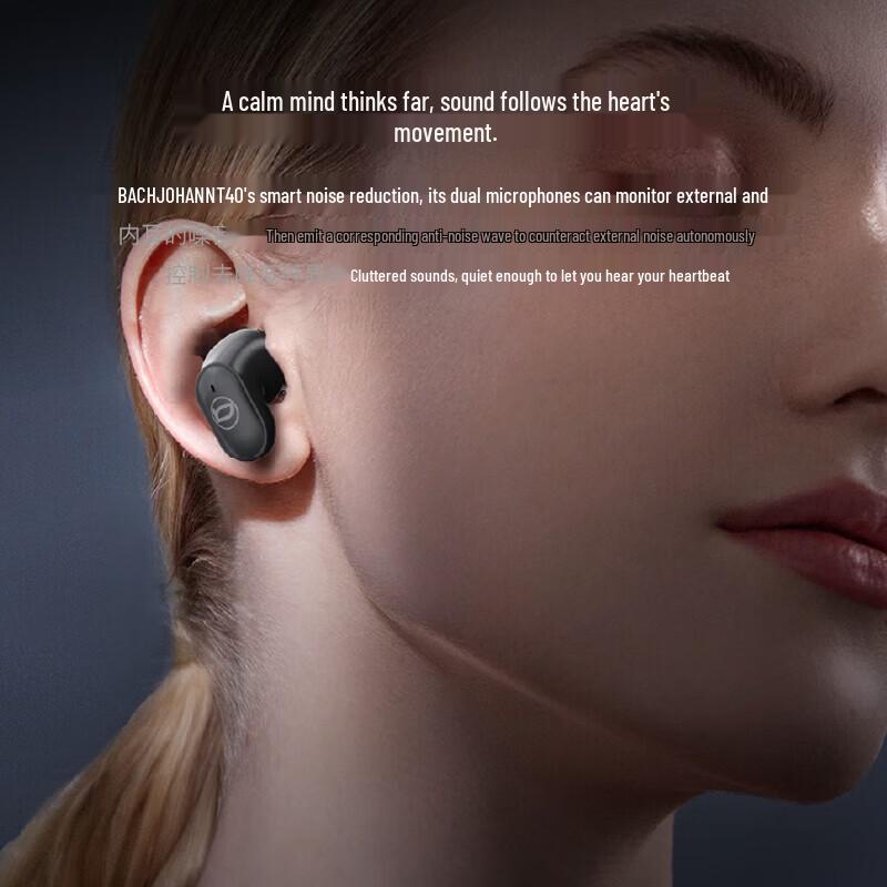 Bach Johann T40 True Wireless Noise-Cancelling Earbuds