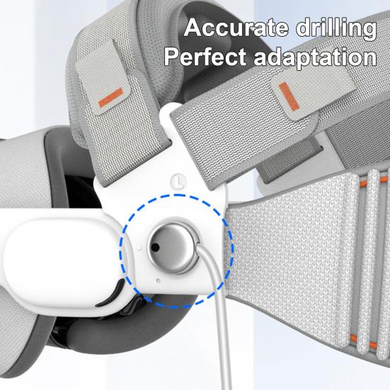 VR головной ремень Регулируемая повязка на голову Идеальная посадка Простая установка Удобная повязка на голову VR аксессуары для Vision Pro