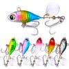 Rotating Metal VIB Vibration Bait Spinner Spoon Fishing Lures 7g 10g 14g Jigs Trout Pike Fishing Hard Baits Tackle Pesca
