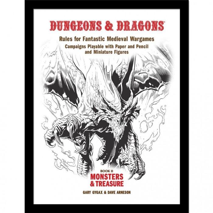 Dungeons & Dragons Monsters & Treasure Framed Poster