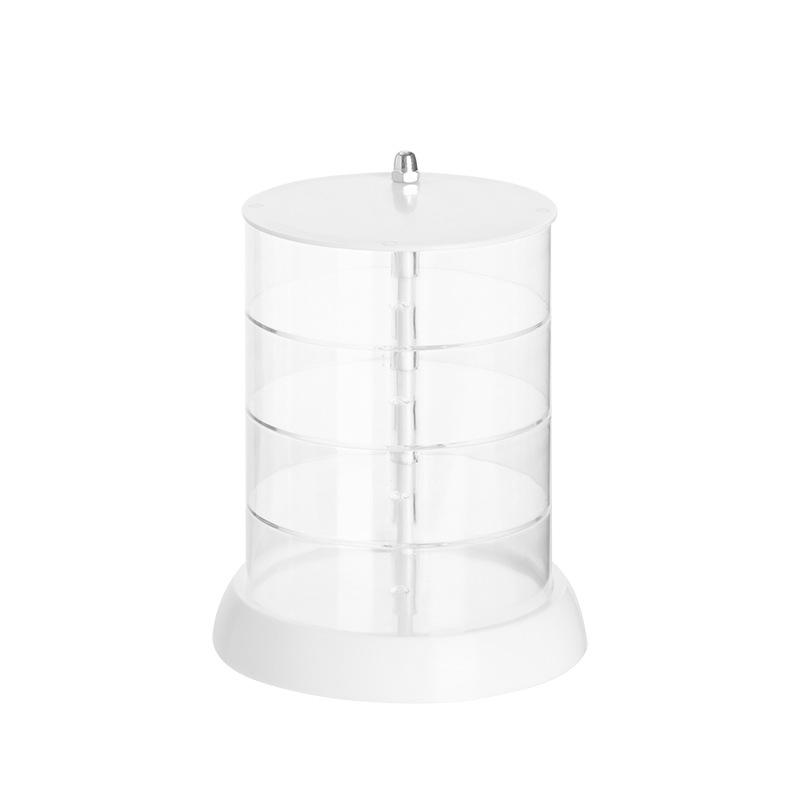 3913 Детская коробка для хранения аксессуаров для волос, многослойная вращающаяся заколка для волос, резинка для волос для девочек, шкатулка для украшений