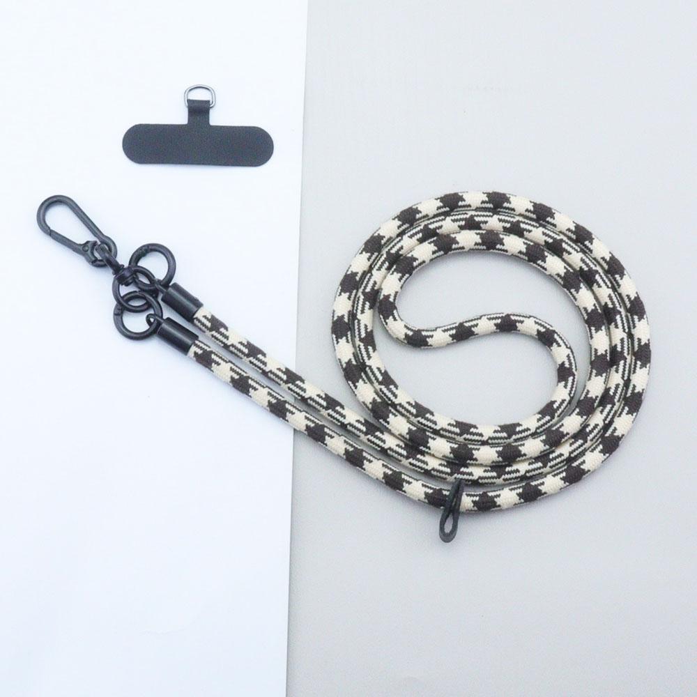 Simple Wind Handmade Mobile Phone Lanyard Thick Rope Bag Mobile Phone Camera Lanyard Accessories Removable Diagonal Lanyard