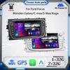 2 DIN Carplay Auto Radio Android Car Multimedia Video Player For Ford Focus Mondeo C-MAX S-MAX Galaxy II Kuga 7" HD Screen Mirror Link GPS 2+32GB