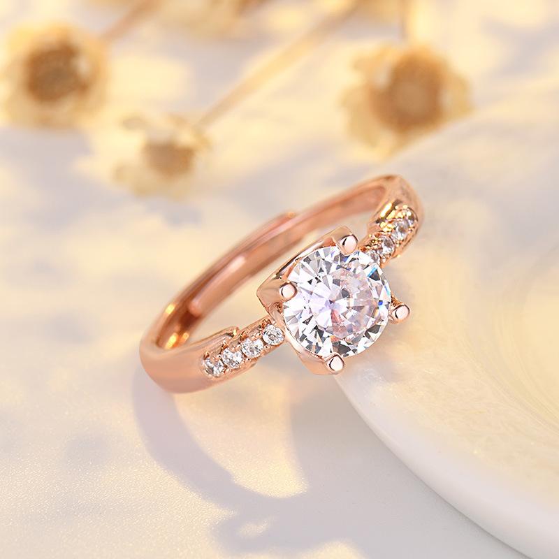 Классическое кольцо Lindon из медного сплава с цирконием, женские ювелирные изделия, свадебный подарок для вечеринки