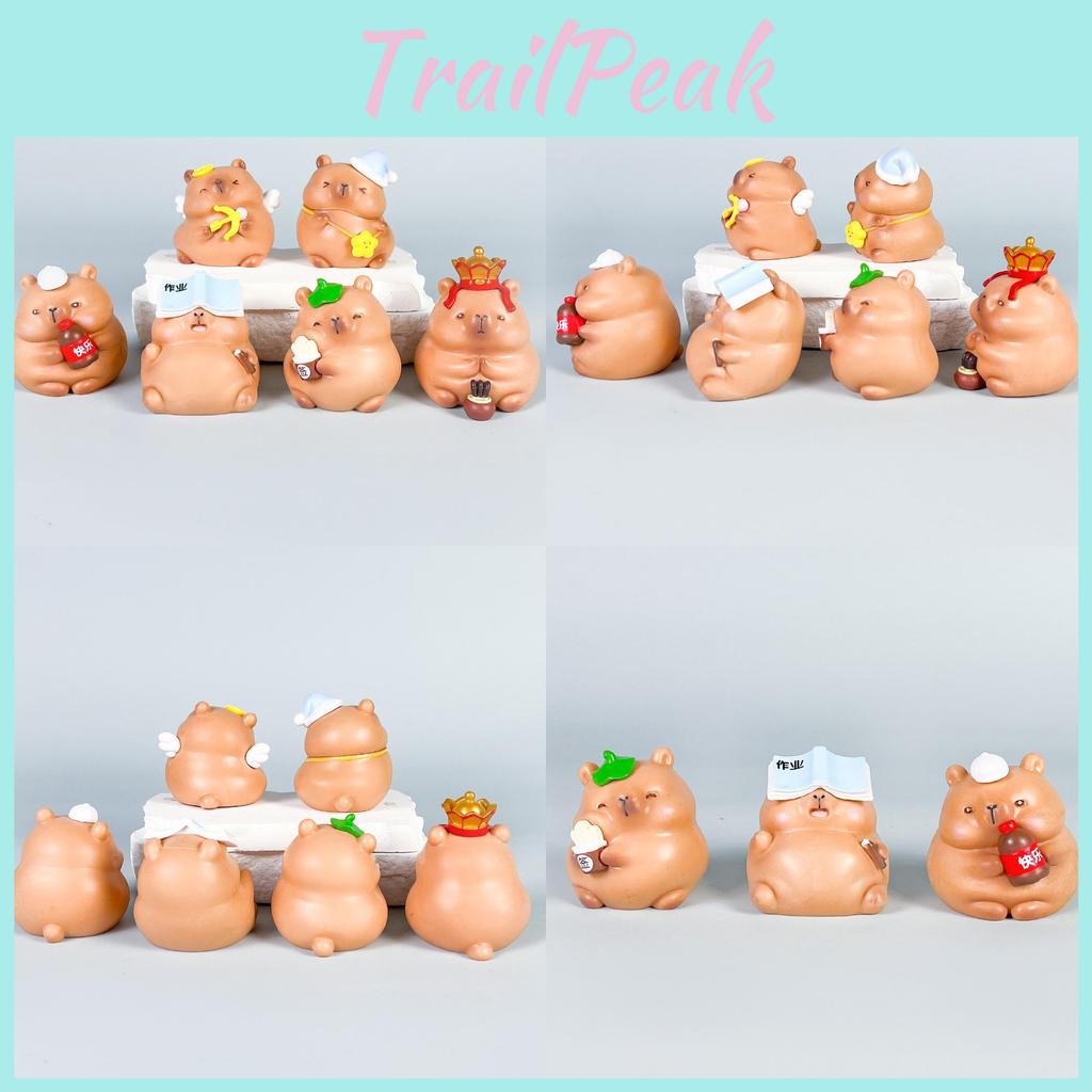 Capybara Cartoon Pvc Action Figures Model Toys Desktop Decoration Gifts Kids