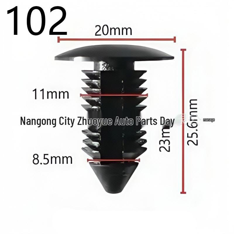 Нейлоновые клипсы для брызговиков и бампера для Chrysler и Ford