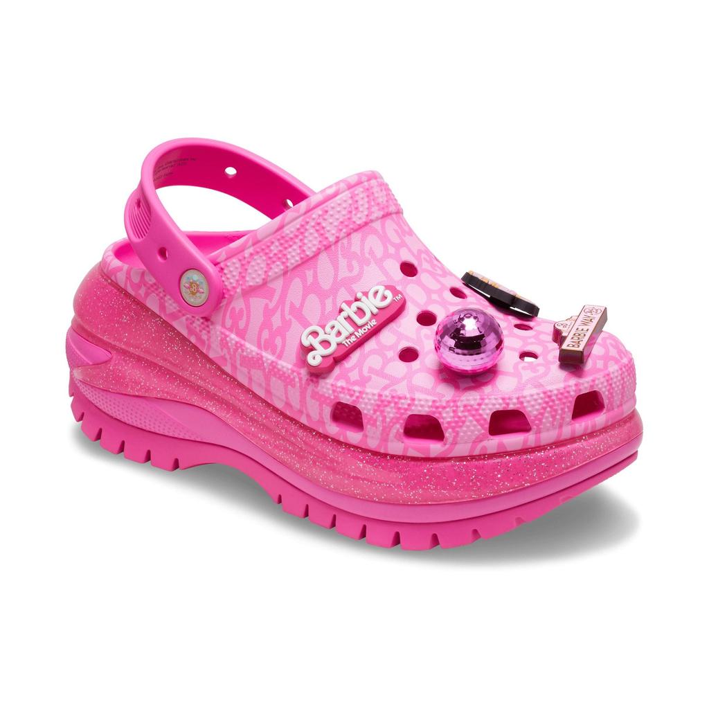 Barbie The Movie X Crocs Mega Crush Clog Electric Pink Unisex Sneakers 209244-6QQ