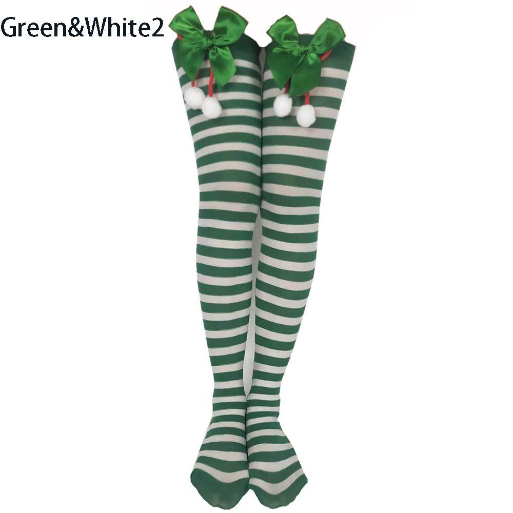 Bow Party Accessories Long tube Stockings Knee socks Christmas