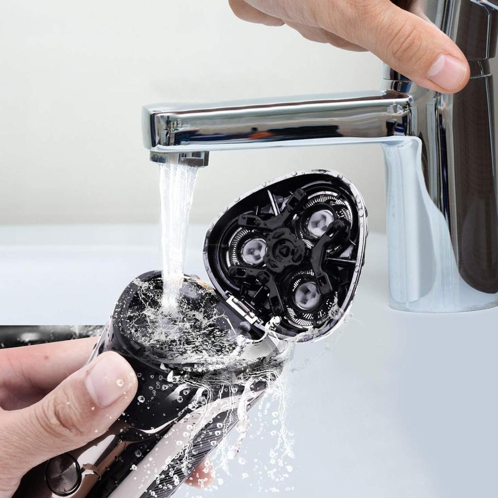 Электробритвы для мужчин Водонепроницаемая электробритва для мужчин Беспроводные аккумуляторные 3D роторные бритвы