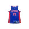 NBA Icon Edition Джерси Pistons #25 Derrick Rose баскетбольный жилет мужские спортивные топы синий 864473-404