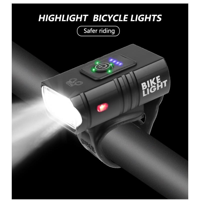 2 T6 Светодиодный велосипедный фонарь высокой яркости USB-аккумуляторный фонарик для велосипеда на открытом воздухе
