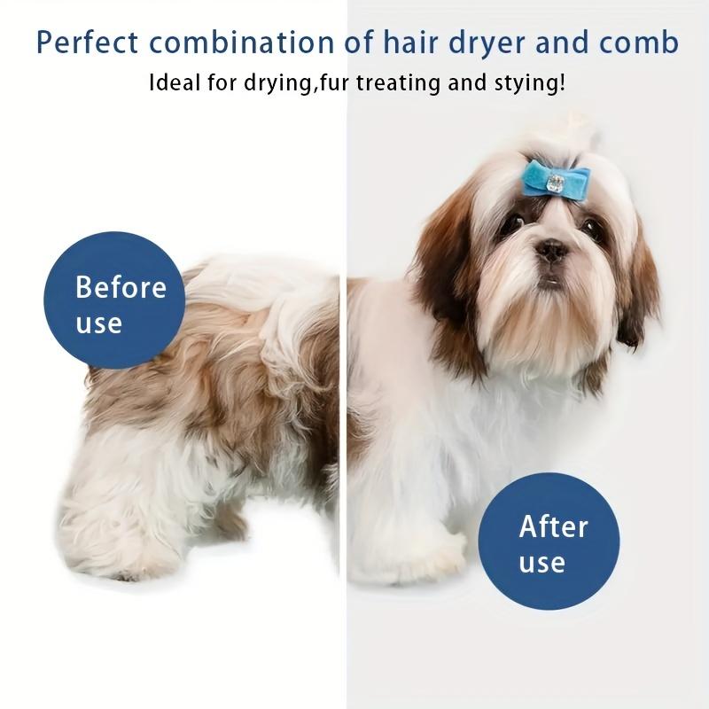 Pet Water Blower Hair Pulling Blowing Wind Modeling 3 In 1 Artifact Dog Hair Pulling Machine Hair Dryer Teddy Hair Comb Beauty