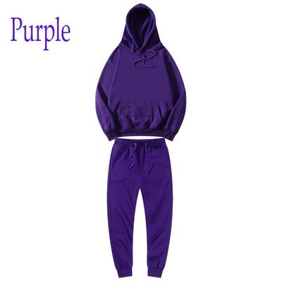 Женские спортивные комплекты Женские толстовки + брюки Спортивные штаны для бега Зимний флисовый спортивный костюм Толстовка Пуловер Мода