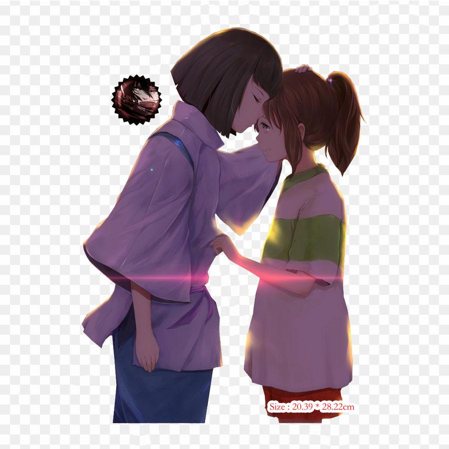 Chihiro Chibi Chihiro Ogino Chibi Iron On Patches For Clothing Applique Stickers On Clothes Heat-Sensitive Custom Patch