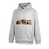 RHUDE Letter Print Street Hoodie Loose Fit Casual Sweatshirt Men Women