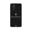 Чехол Maniacase для Samsung Galaxy A54 5g maserati белый карбон фон