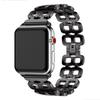 Роскошный ремешок для Apple Watch Band 38 мм, 40 мм, 41 мм, 42 мм, 44 мм, 45 мм, 49 мм, женский стальной ремешок iWatch Series 8/7/6/5/4/3/2/1/SE, металлический браслет