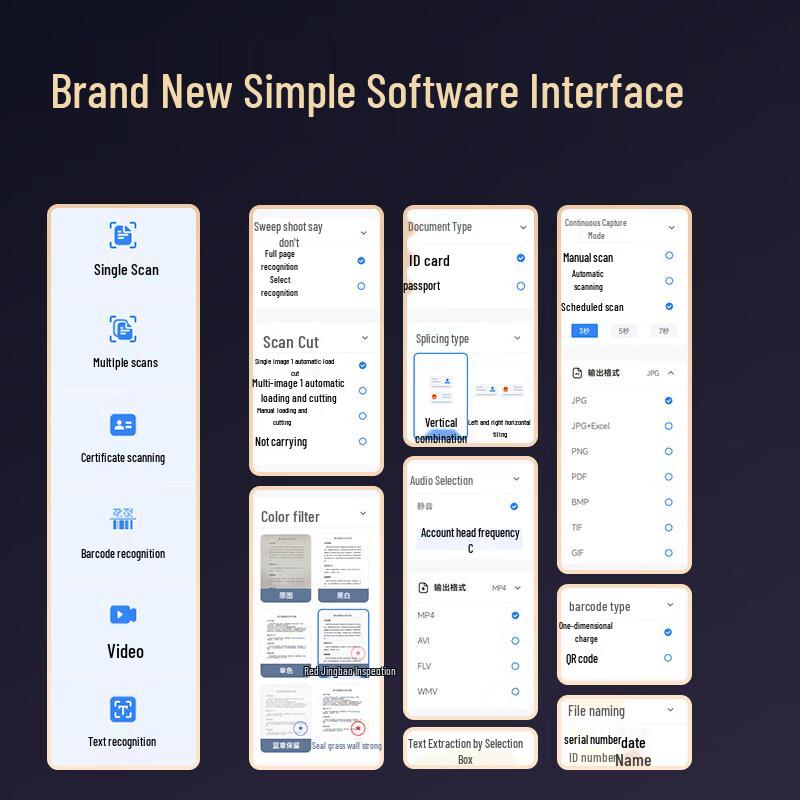 Deli A3 16MP High-Speed Document Scanner