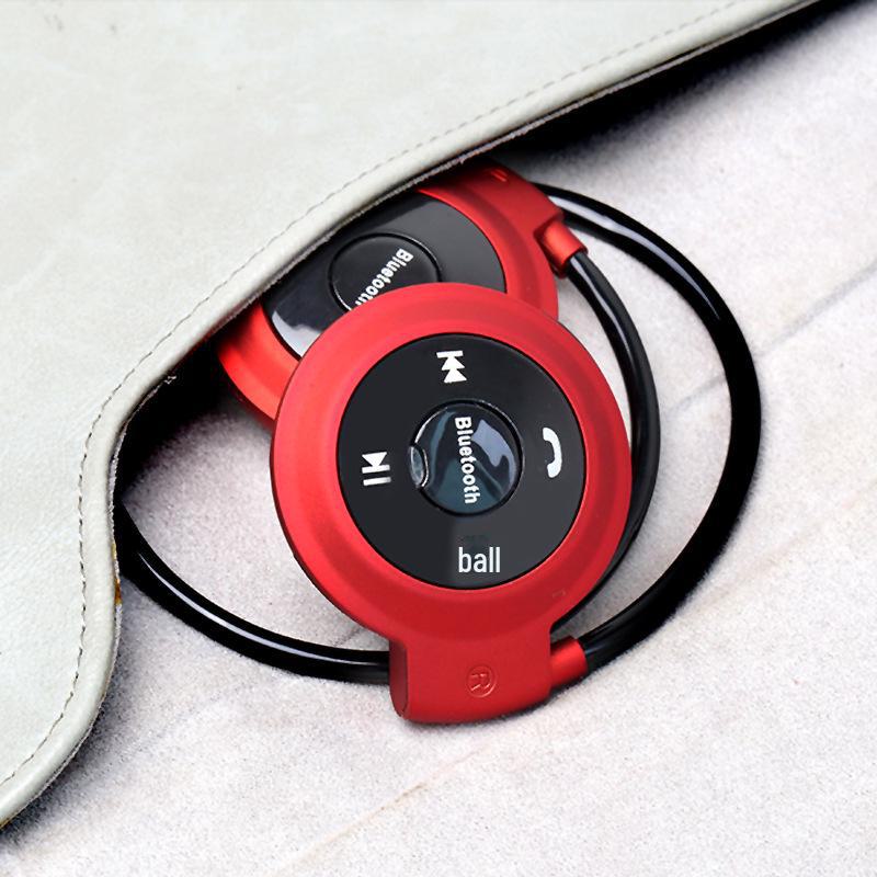Mini 503 Беспроводная Bluetooth FM спортивная гарнитура с заушным креплением