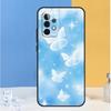 Lucky Butterfly Sky Bear-y Cowhide For Samsung Galaxy A16 A26 A36 A56 A13 A33 A53 A05 A06 A54 A34 A14 A32 A52 A55 A35 A15 Case