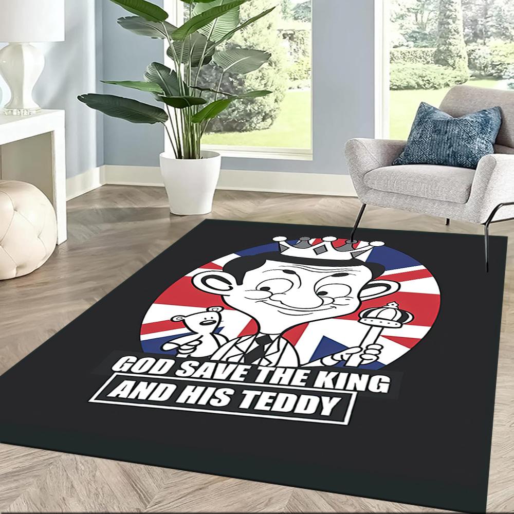 Mr. Bean3 Square rugs are a great choice for living rooms, bedrooms, home décor, and as gifts.