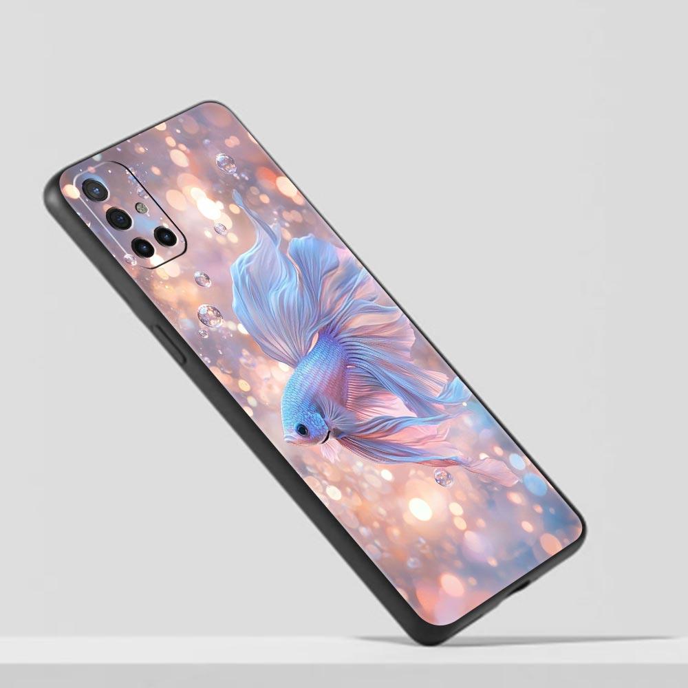 Чехол-сумка для телефона с плавающей золотой рыбкой для Oneplus 13R 13 12R 11 10T 10R Nord N100 N200 N10 10 9 9R 9RT CE 3 2 Z Pro 5G Мягкий ТПУ Чехол