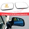 Для Peugeot 307 00-08 Citroen Xsara 03-05 Левое или Правое Крыло Двери Боковое Зеркальное Стекло С Подогревом Зеркало Заднего Вида Замена