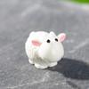 Микропейзаж смоляное украшение симпатичное трехмерное украшение в виде овцы, настольное украшение для автомобиля, аксессуары для украшения ягненка
