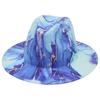 2022 Fedora Hat Print Color Hat Felt Hat Jazz Hat