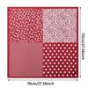 Lightweight Square Neckerchief 70x70cm Purse Scarf Versatile Headscarf  for Women