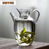 Imitation Song Glass Teapot Transparent Brewing Green Teapot Tea Set Small Tea Cold Kettle Tea Maker Tool Household Single Pot