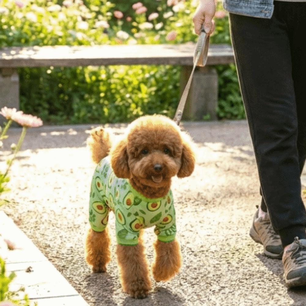 Soft Dog Sunscreen Clothes Breathable Mesh Pet Pajamas Dog Cooling Jumpsuit Costume For Pets