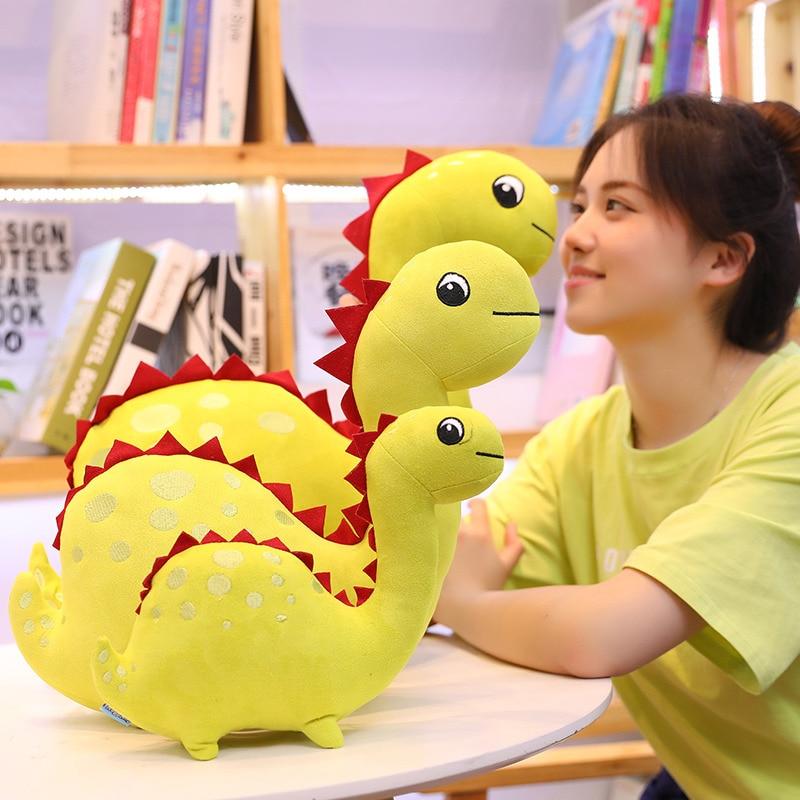 Новые милые плюшевые игрушки динозавров, мультяшные мягкие игрушки для детей, мальчиков, подарок на день рождения