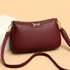 Новая модная высококачественная женская сумка через плечо из искусственной кожи, женская простая повседневная маленькая сумочка, однотонная, роскошный дизайн, сумки через плечо