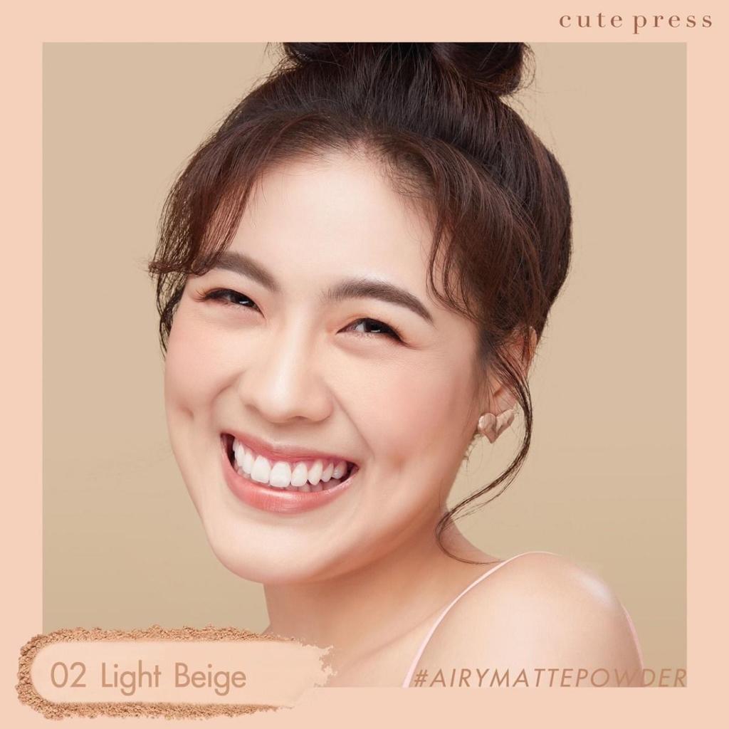 Cute Press 1-2 Beautiful Airy Matte Foundation Powder SPF 30 PA+++ 13 г. - Тайский косметический макияж