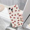 Чехол для мобильного телефона ретро бордовая вишня бант iPhone11 мягкий чехол противоударный защитный чехол Apple 11