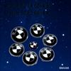 ZJMS8 7Pcs front and rear car logos hub center cover steering wheel sticker for BMW E89 G29 F87 G87 E30 E36  E12 E28 E34 E39 E60 F07