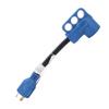 Кабель-переходник для питания RV 30A на 30A 125В 10awg 3 провода для зарядки транспортных средств Синий