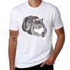 Lazy Annoyed Cat Tshirt Antifade Casual Tee Shirt