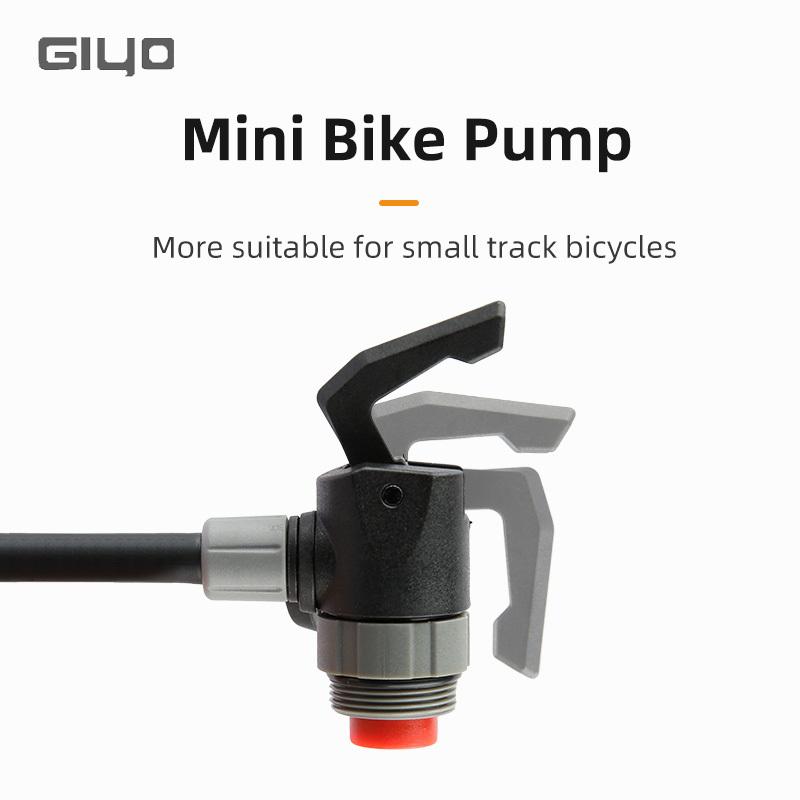 Giyo 120psi Hidden Hose Design Bike Tyre Inflator Mini Portable Bicycle Pump MTB Road Bike Schrader Presta Valve Hand Air Pump