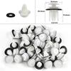 100pcs Body Interior Rivet Fender Auto Bumper Retainer Fastener Clips Assorted
