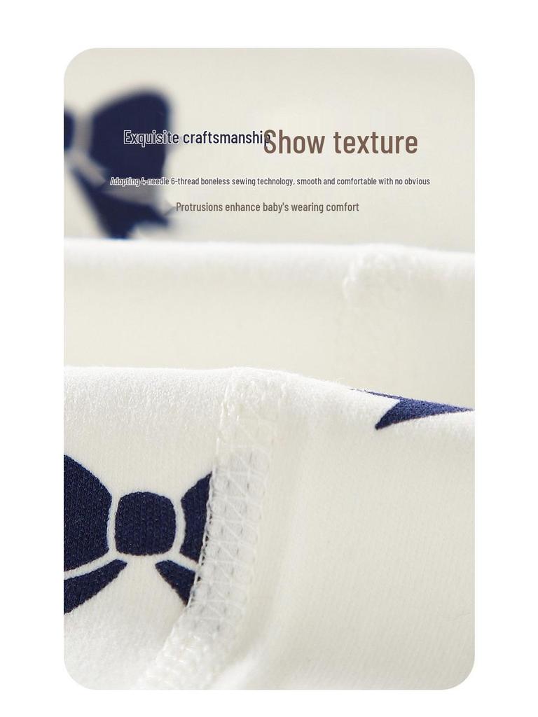 Baby Romper – Pure Cotton Newborn Spring/Autumn Base Layer Pajamas Crawling Suit