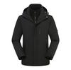 Autumn Winter Outdoor Jacket Men's and Women's Three-in-one Two-piece Couple Mountaineering Suit Detachable Waterproof and Windproof Jacket Overalls