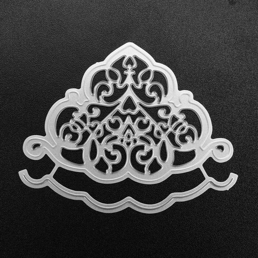 Цветок Сердце Стрелка Кружева Трафареты Металлический Трафарет DIY Скрапбукинг Альбом Бумажная Карта Тиснение Ремесло Высечки Рамка