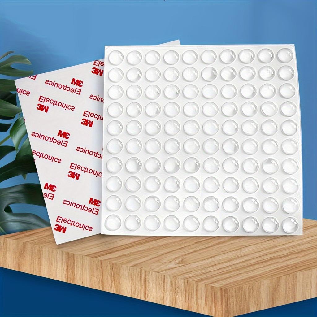 100 шт./лист Самоклеящиеся накладки на дверцы шкафов - прозрачные пластиковые накладки для ящиков, шкафов для аксессуаров для домашнего декора