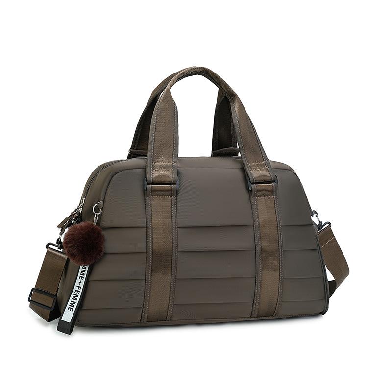 Женская дорожная и спортивная фитнес-сумка кроссбоди большой вместимости, однотонная