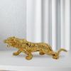 Европейская золотая тигровая фигурка животного из смолы - Декор для дома