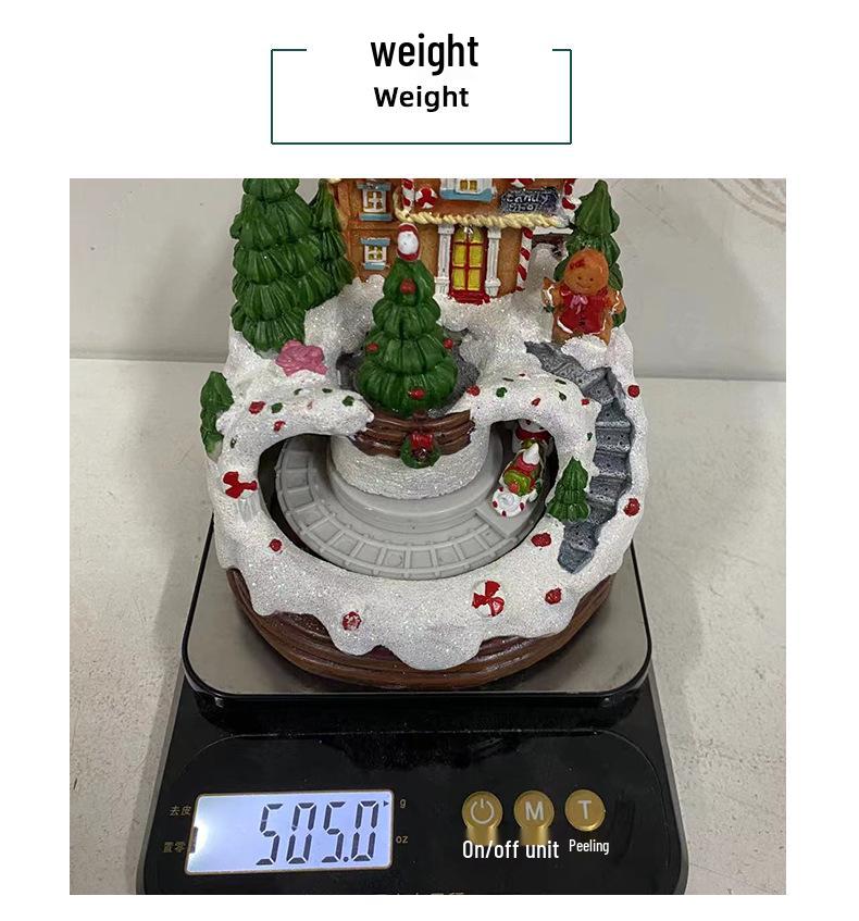 Музыкальный домик «Любовь в гавани», ночник-украшение - восьмитональная шкатулка, игрушка-коттедж для детского рождественского подарка