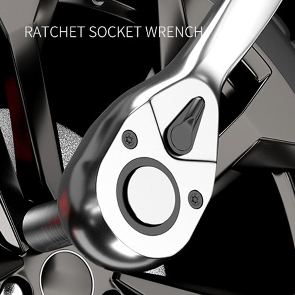 Раздвижной гаечный ключ Трещоточный ключ Автоматическая рукоятка быстрого сброса Для ремонта автомобиля Автомобильное обслуживание 1/4 1/2 3/8
