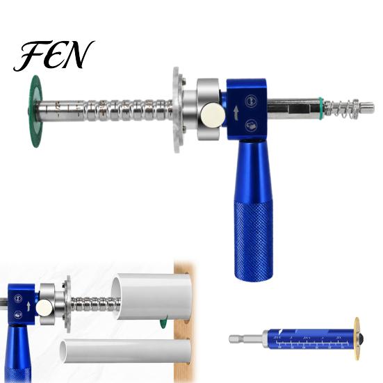 PVC Pipe Wall Trimmer Precision Internal Cutter with Diamond Blade And Drill Attachment, Heavy Duty Repair Tool Adjustable Depth Inside for